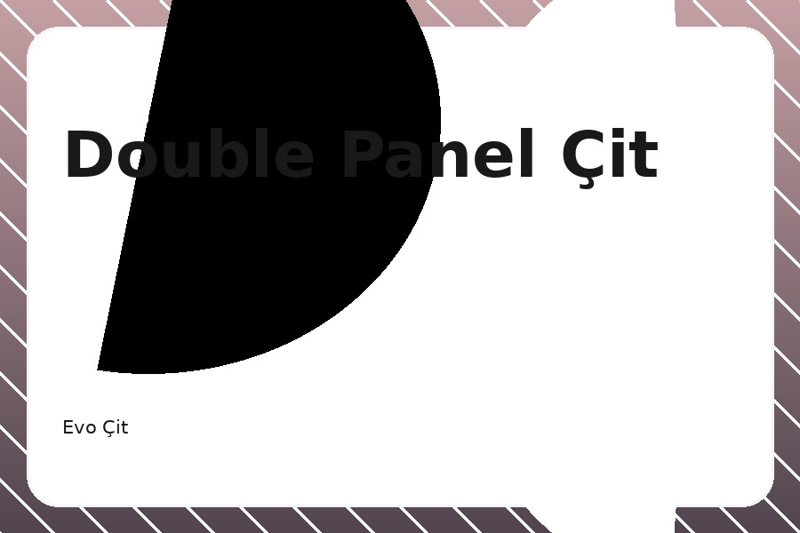 Double Panel Çit